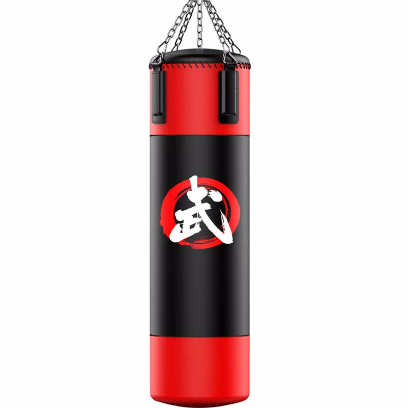 

2021 Vivanstar ST6668 Hanging Boxing Punching Bag Sanda Tumbler Punching Bag, Black red