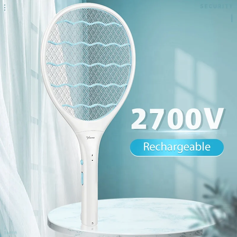

Safe Mesh Rechargeable Electric Fly Swatter Mosquito Killer Bat For Sale