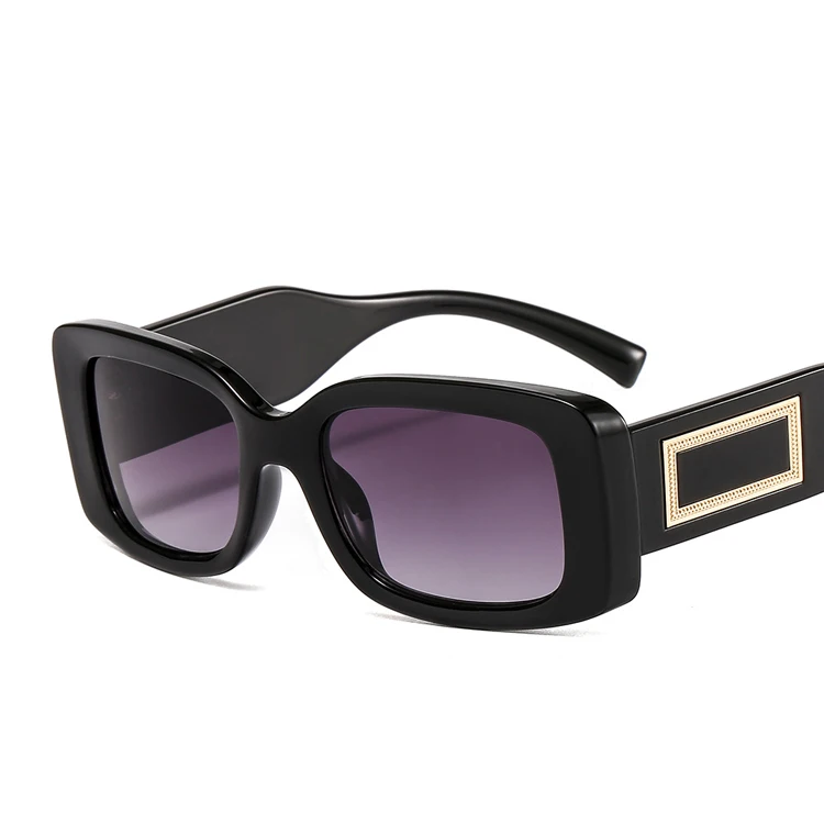 

Wholesale Fashion Luxury Design Square Sun glasses UV400 Women Trendy Plastic Frame sunglasses men