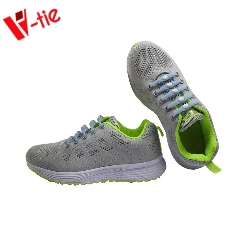 

New arrival product shoelace silicone luminous shoelaces for kids no tie elastic shoelaces, 5 colors