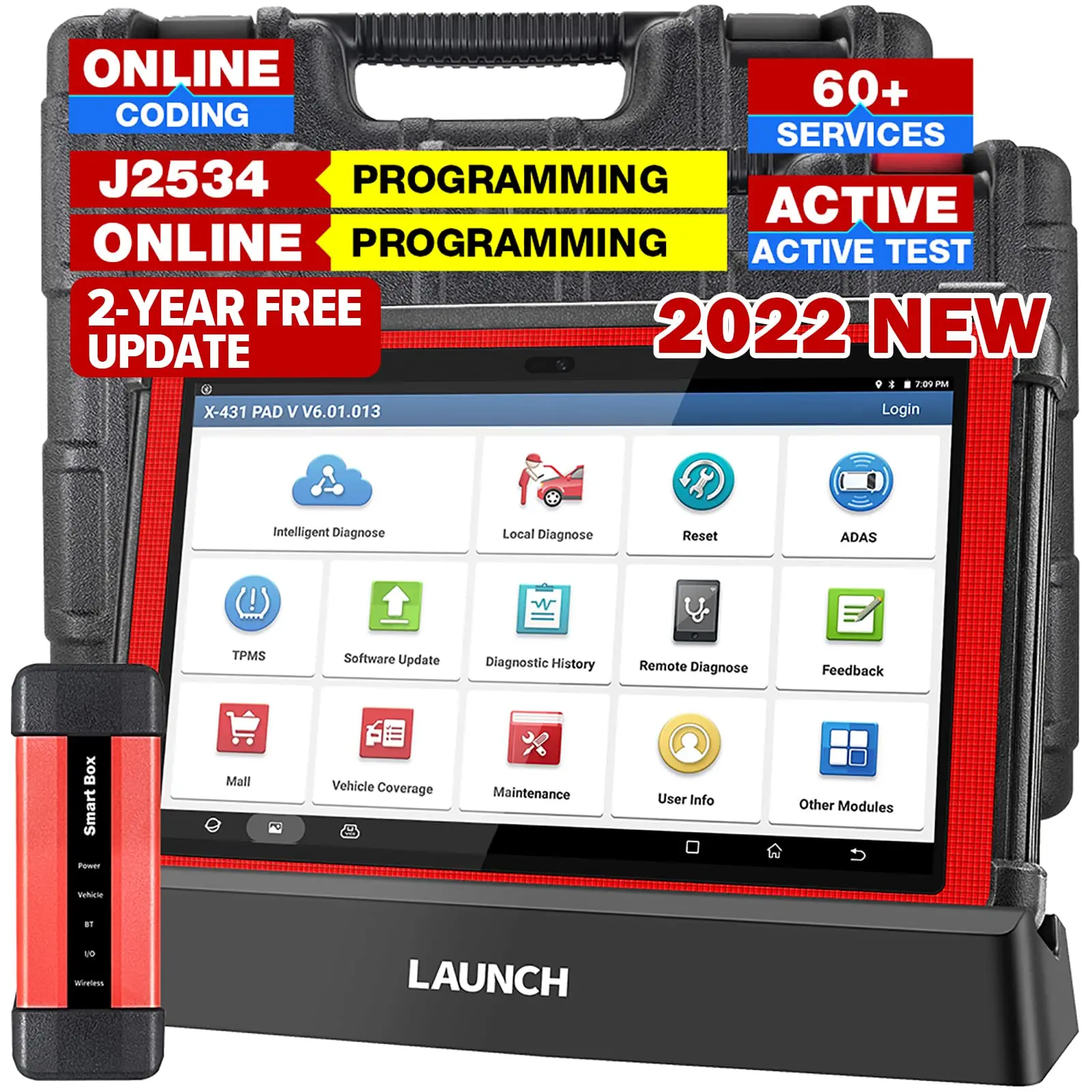 

Launch X431 Pad V Update Free Software Scanner Car Obd2 Hd Truck Key Ecu Programming Tools Machine Diagnostic Tool For All Car