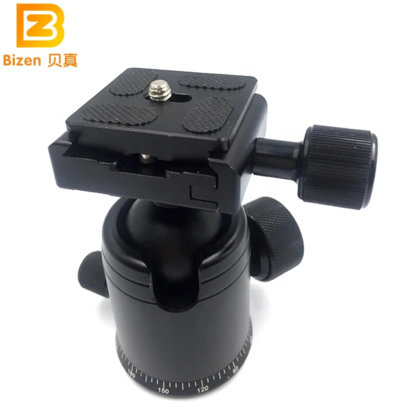 

Metal 360 Degree Rotating Panoramic Ball Head for Tripod, Monopod, DSLR camera, and Other Camera Accessories, Black