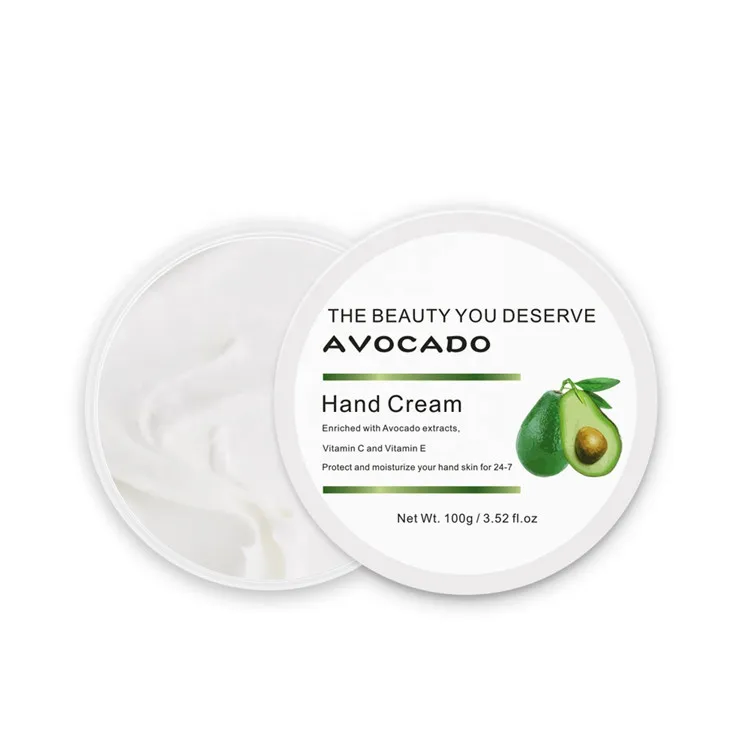 

Private Label Cheap Price High Quality Anti-chapping Moisturizing Whitening Avocado 100ml Hand Cream For Hand