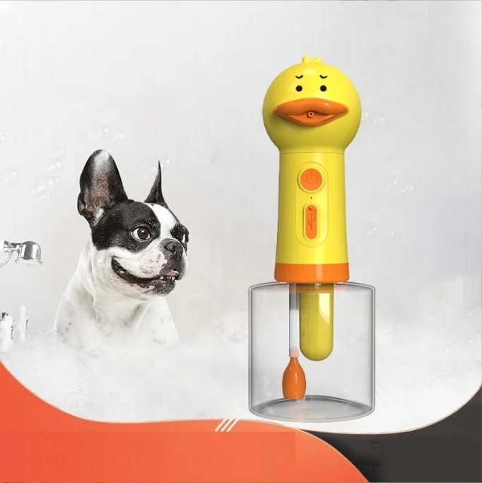 

New Arrival Factory Wholesale ABS Recharge Pet Bathing Electric Foam Machine Foamer