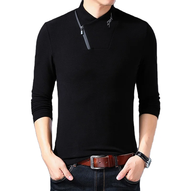 

2021 New full t shirts in mens fasion custom long sleeve t shirt for man stylish long t-shirts for men