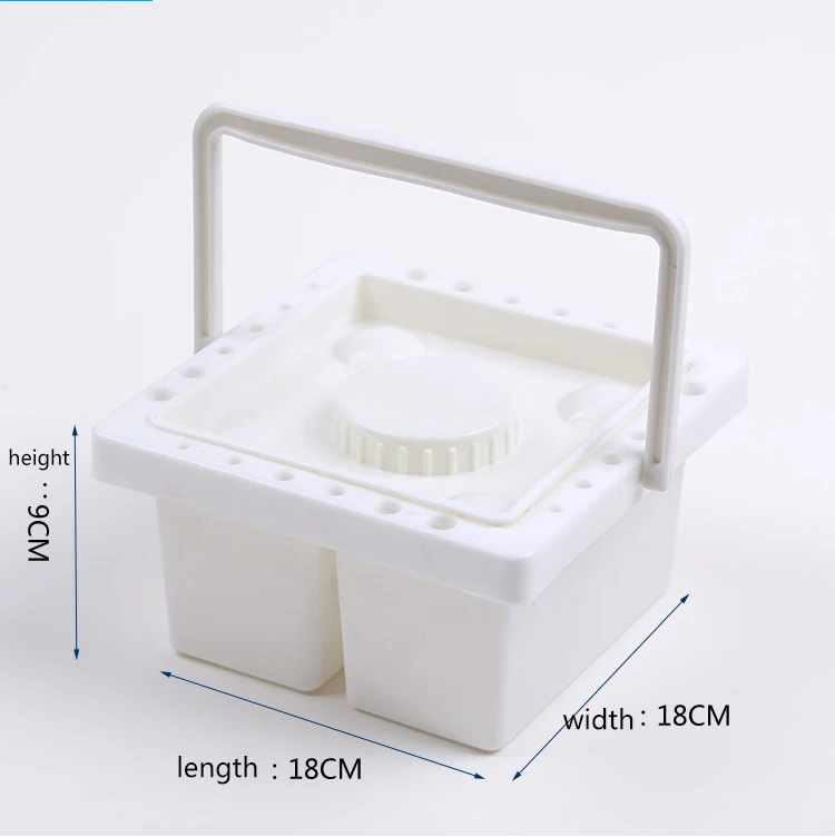 

Square function watercolor bucket Color bucket Toner box Portable pen holder bucket brush washer