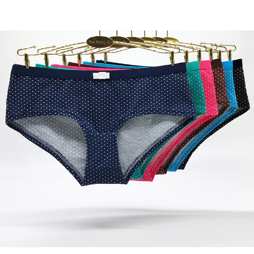 

Young Girls Fancy Screen Print Small Point Underwear Women's Panties Cotton
