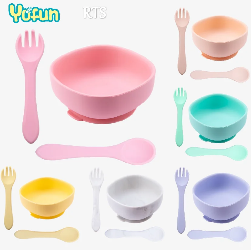 Square Baby Bowl Silicone Unbreakable BPA Free Toddler Soft Food Grade Containers Feeding Bowls With Spoon And Fork Set
Square Baby Bowl Silicone Unbreakable BPA Free Toddler Soft Food Grade Containers Feeding Bowls With Spoon And Fork Set