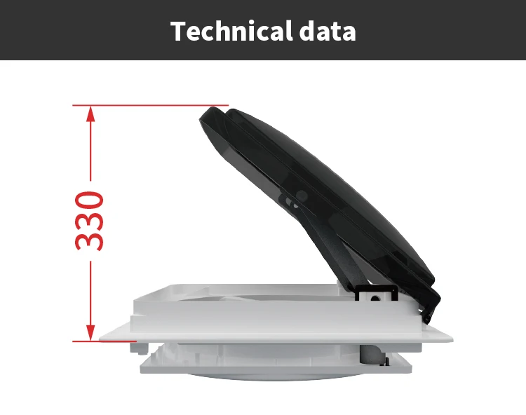 camper van accessories 12v electric motorhome caravan ventilation fan RV vent fan