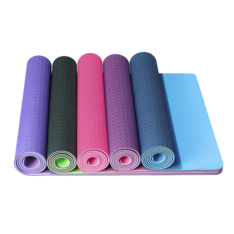 

Outdoor Colorful Sustainable Wide Thick Premium Recycled Eco Friendly Camo Cork Tpe Travel Grounded Yoga Mat Pvc