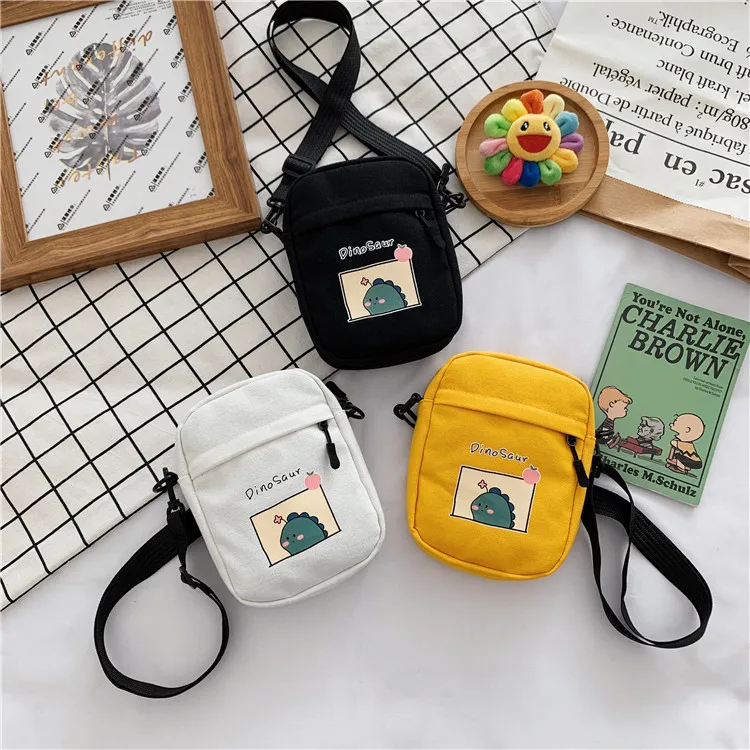 

Hot New Canvas Mini Shoulder Bag Square Custom Shoulder Bag Side Bags For Girls Shoulder