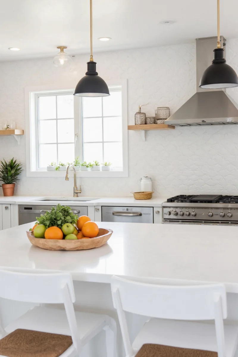 BrightNest LED Lamp on Kitchen Counter