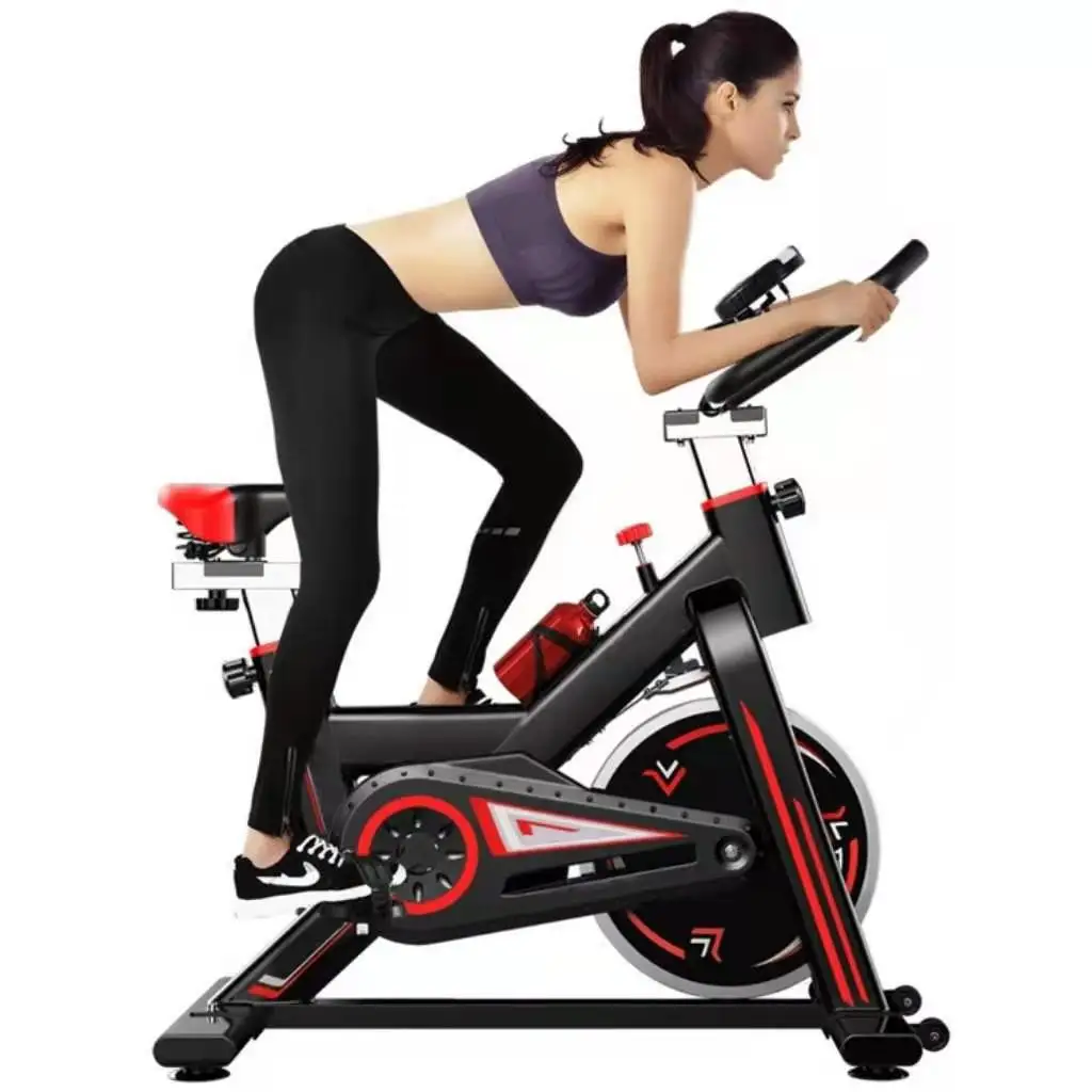 

High-quality gym spine bike home exercise bike fitness training bike, Black