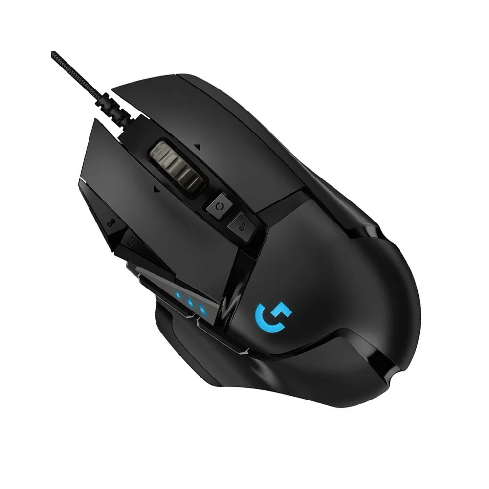 

Logitech G502 Hero Master Game Mouse Full Line Upgrade Engine 16000DPI RGB Glare G502 RGB Upgrade, Black