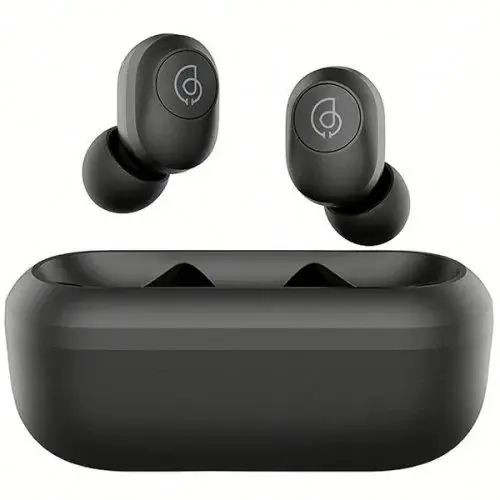 

Haylou GT2 TWS True Wireless BT 5.0 Touch Control Earphone Mini Portable 8D Music Earplugs with Charging Box, Black