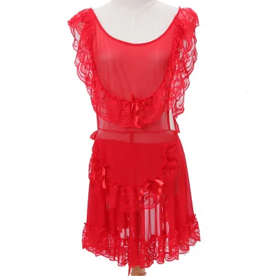 

Mesh sexy pajamas role play sexy temptation maid dress sexy underwear, 7color
