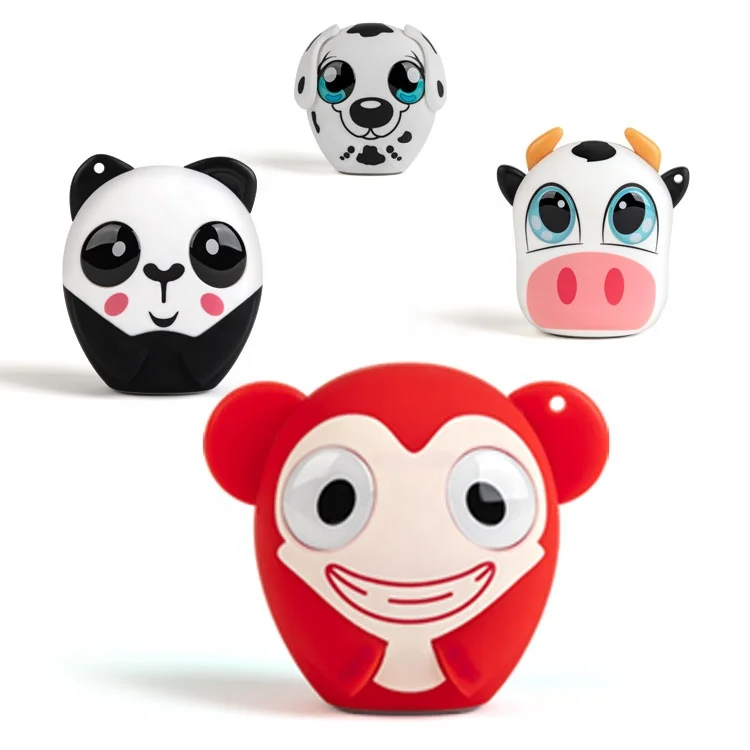 

New Digital Cute Cartoon 3W Subwoofer Sound Red Monkey Shaped Animal Speaker for Computer Phone