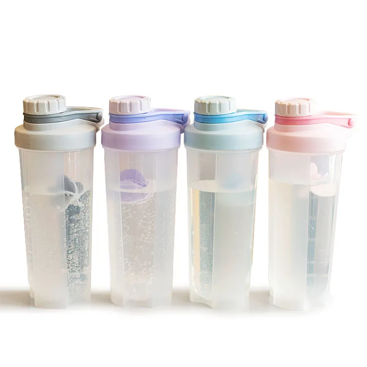 

Wholesale Bpa Free Shake Bottle Practical Promotional Stainless Steel Protein Shaker Bottles, Custom Metal Shakers, Transport color with colorful cap or pure color