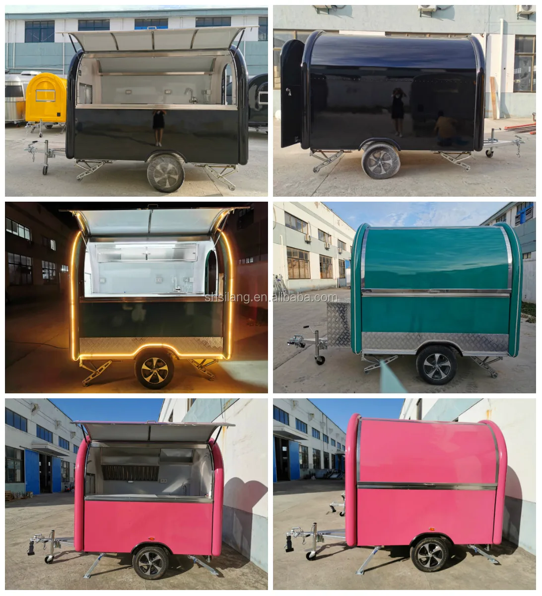 mobile food cart food trailer ice cream snacking mobile food truck manufacture