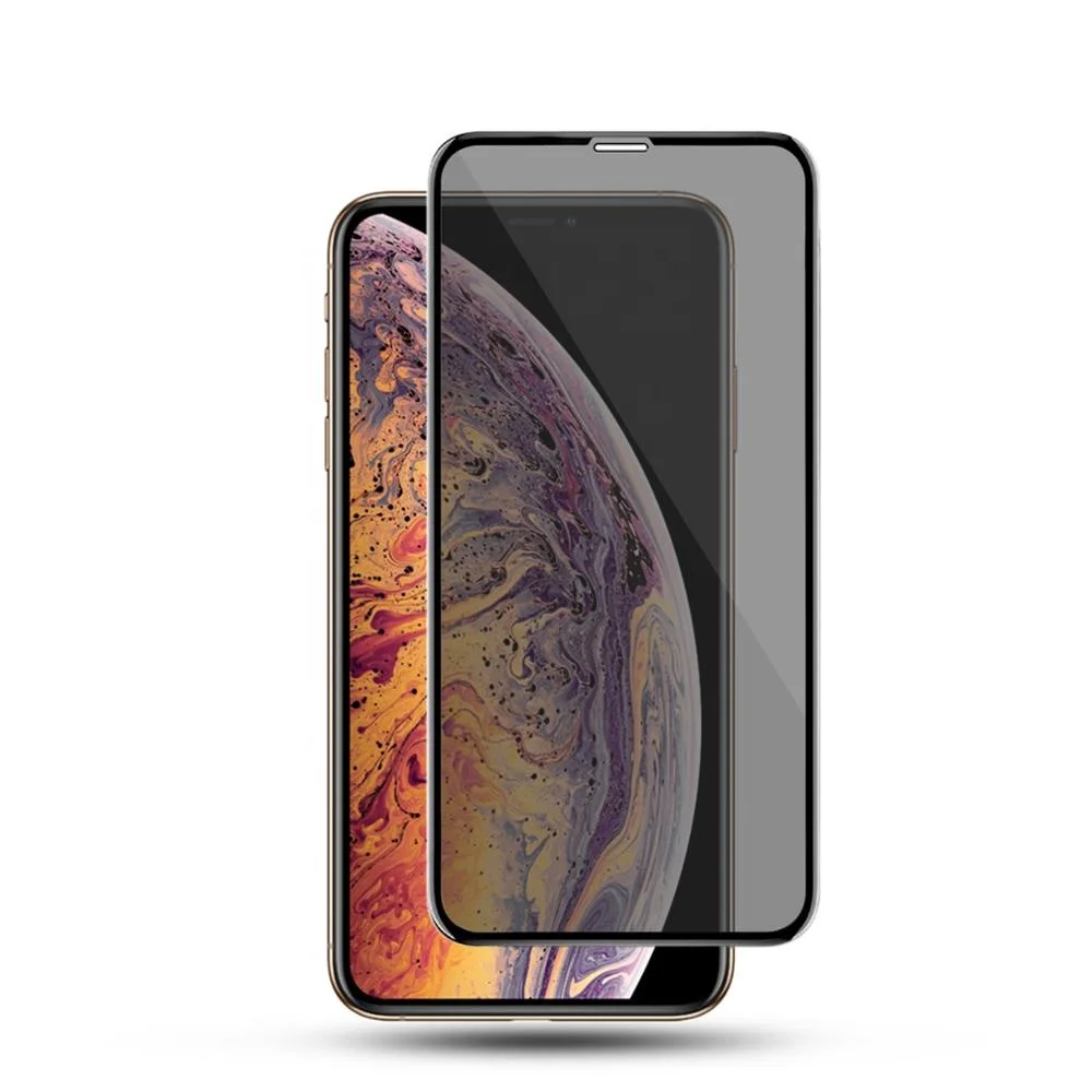 

2.5D 9H Glass protector For Iphone X XS MAX Privacy Screen Protector Film For Iphone 12 11Pro max Anti-Spy tempered glass