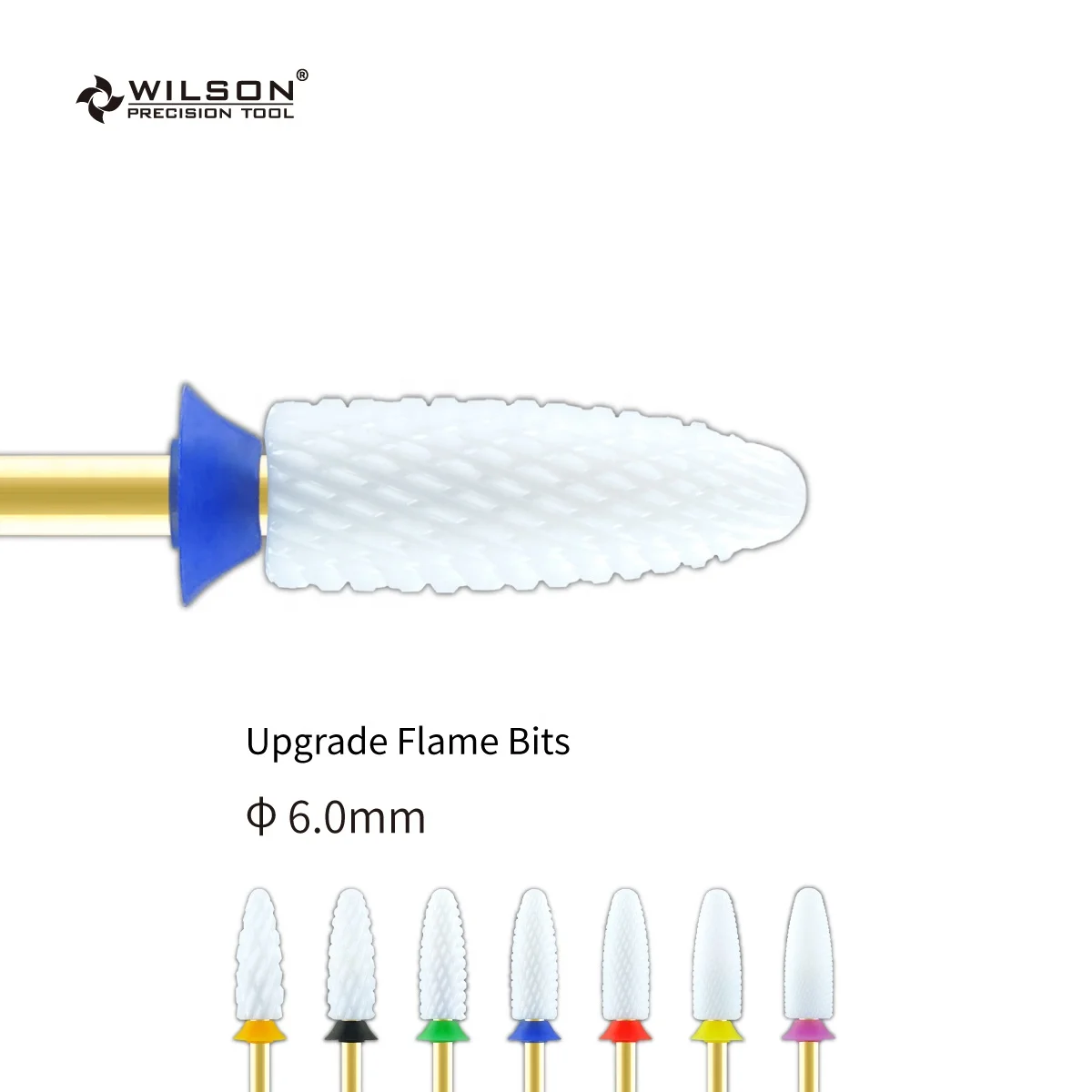 

RTS/Upgrade Flame Bits/ White Ceramic drill bit nail Polish Removal WILSON nail drill bit Wholesale ceramic nail bit