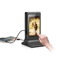 

FYD-835SD Best Selling 3 in 1 Desktop Restaurant Menu Power Bank Wireless Charger Table Cell Phone Advertising Charging Station