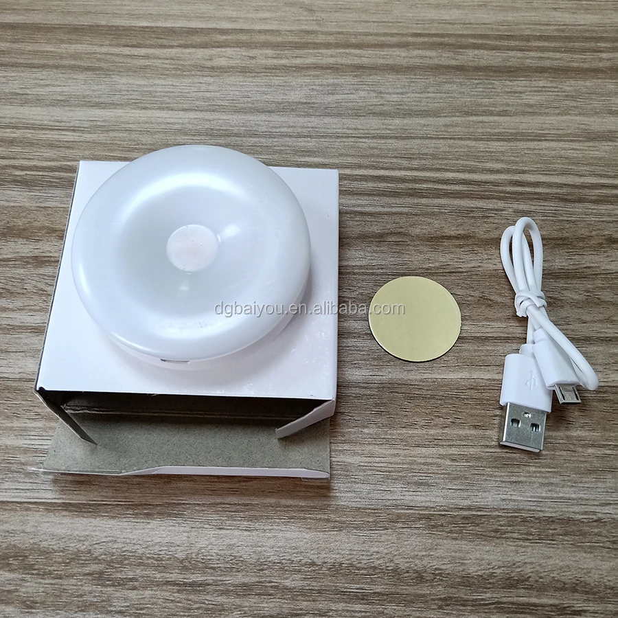 low voltage magnetic touch charging warm white LED night light Movable easy Collection