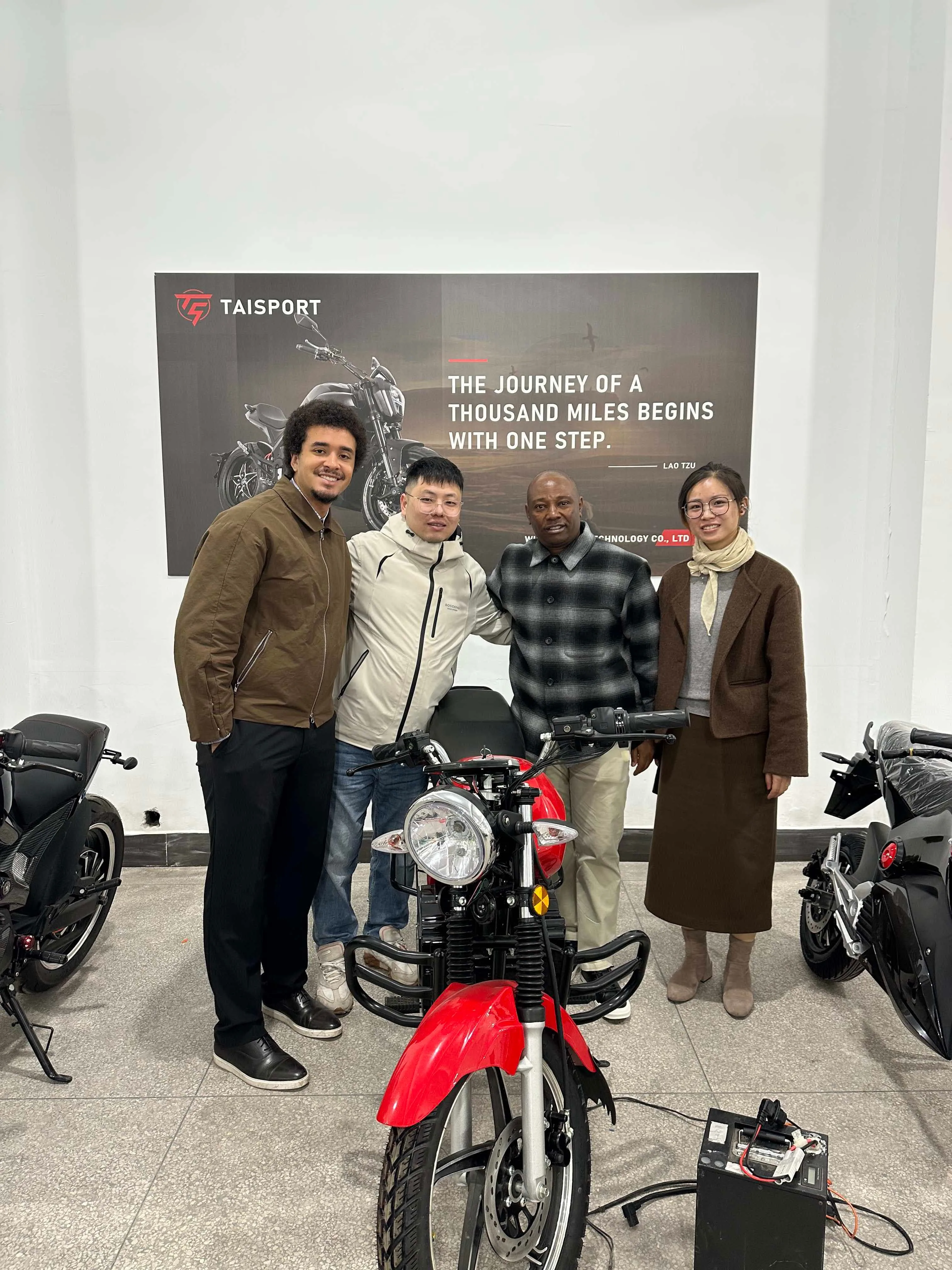 Customers at showroom