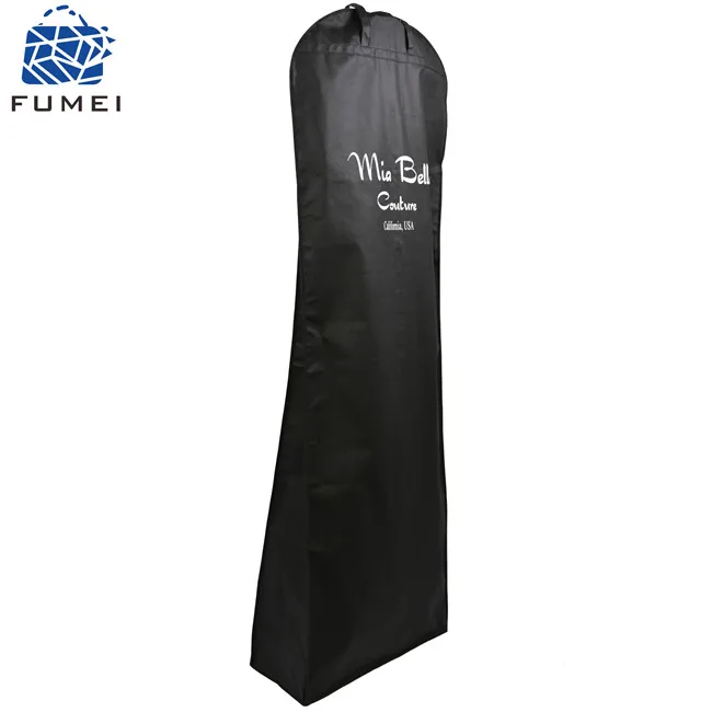 

Large gown wedding dresses black garment dust bag long, White,custom color accepted