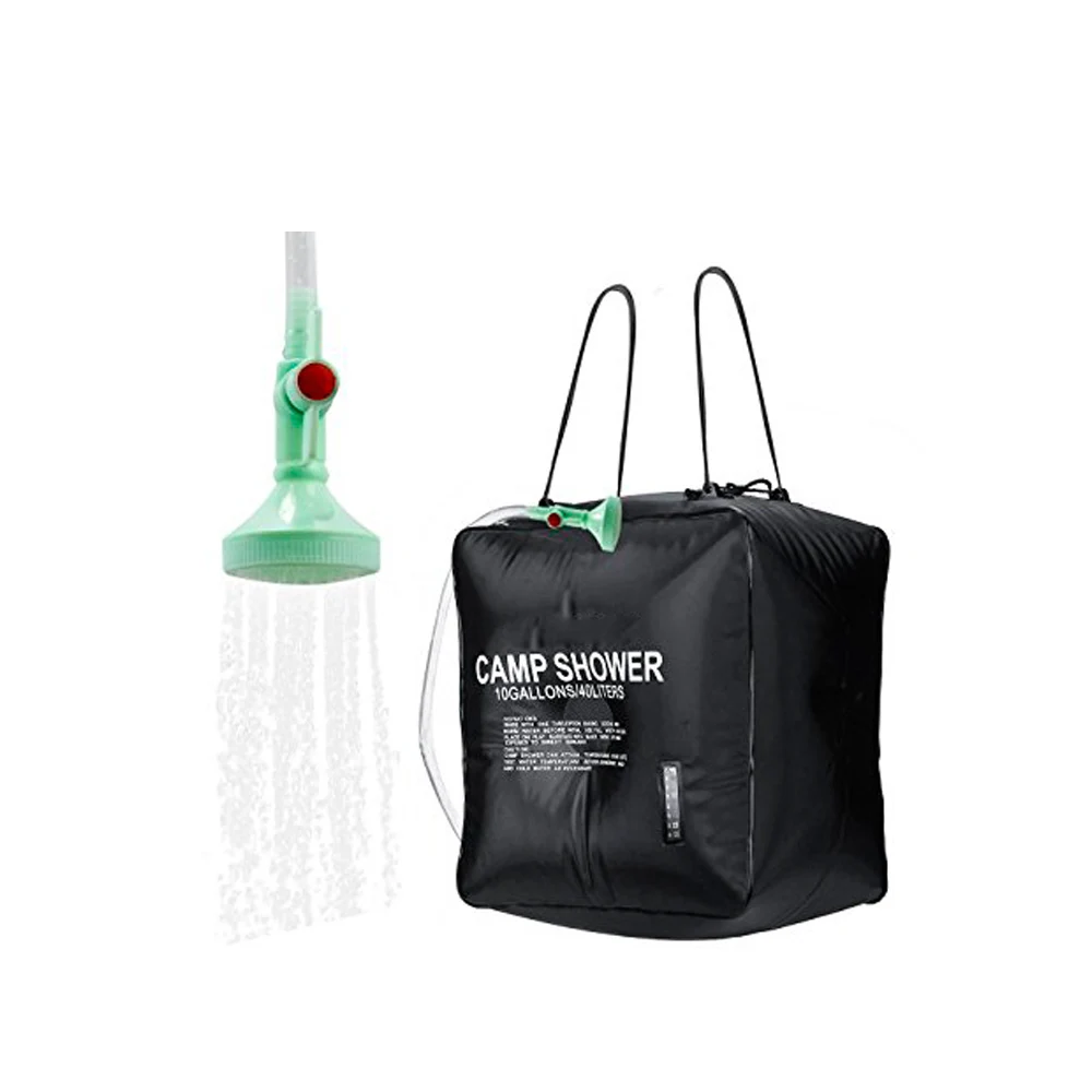 

Bags For Outdoor Camping Hiking Solar Shower Bag Heating Camping Shower Bag Hose Switchable Shower Head, Various