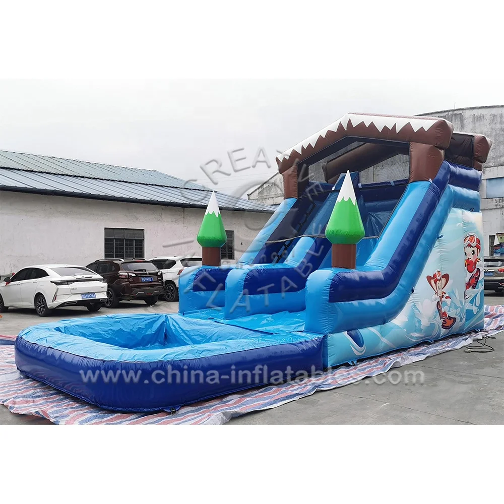 

High Quality Inflatable Bouncer Slide with Pool Outdoor Playground Equipment for Kids