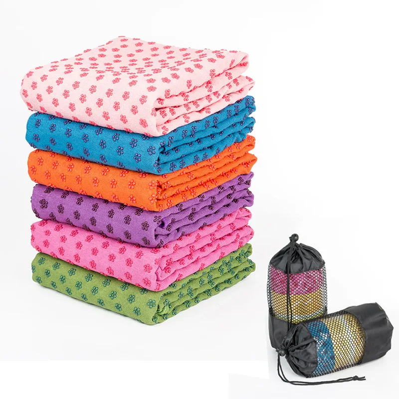 

183*63cm Non Slip Blanket Odor Free Sweat Absorbent Yoga Mat Towel For Fitness Exercise Pilates Training