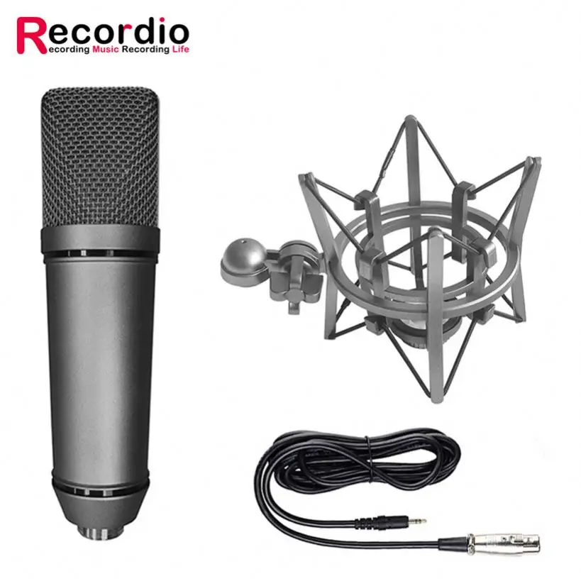 

GAM-U87 New Product Condenser Wired Microphone With High Quality, Champagne