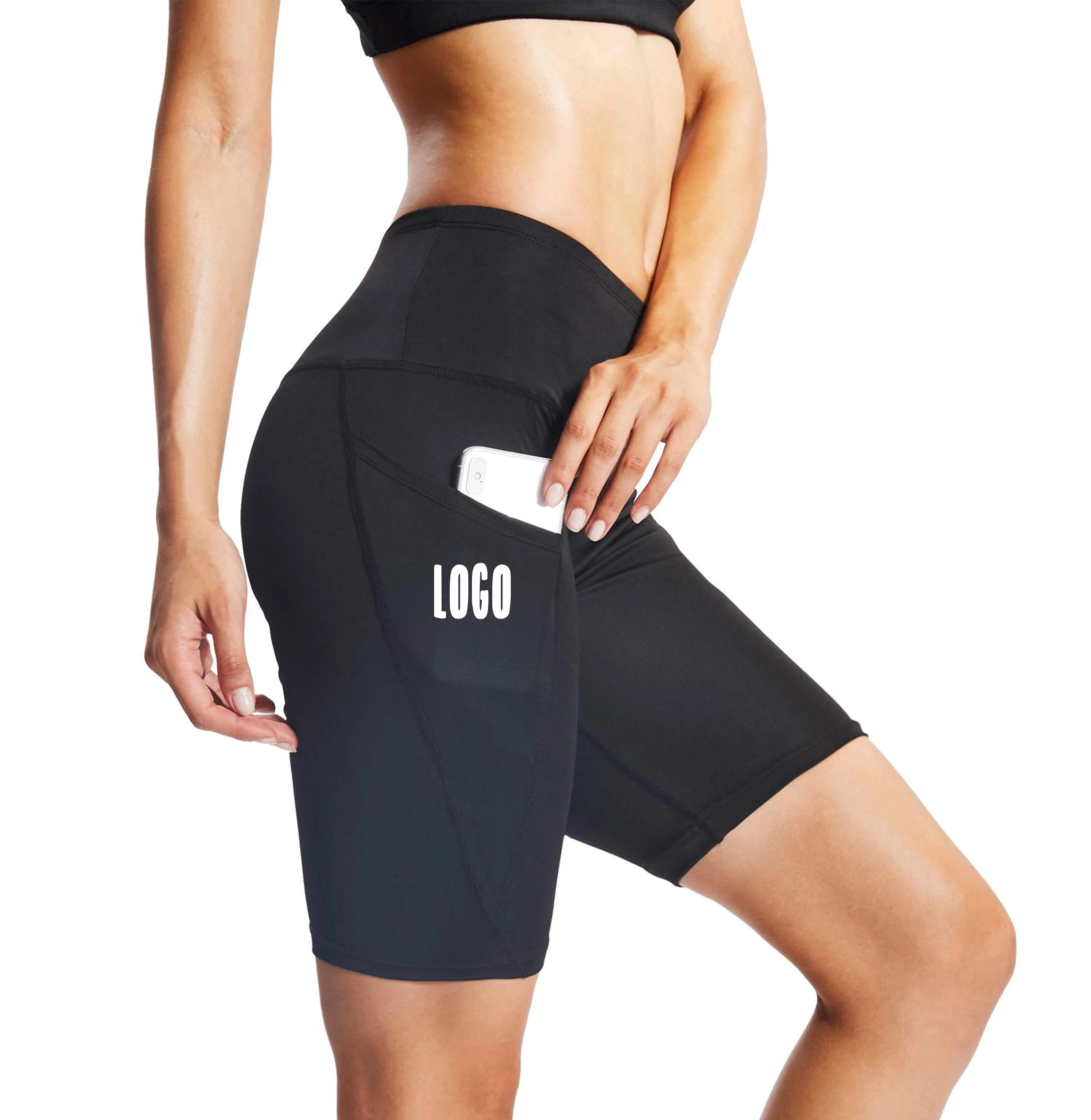 

Custom gym yoga women shorts womens biker running shorts