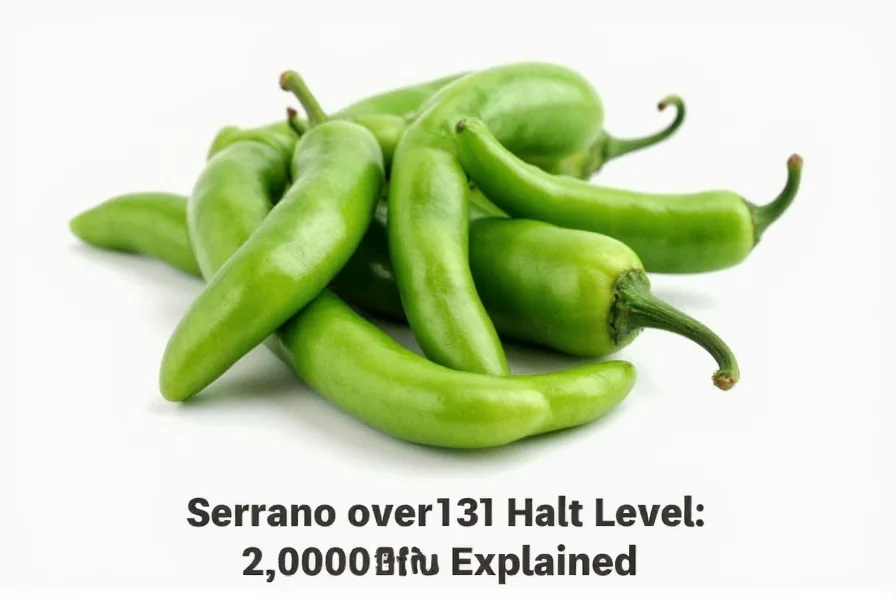 Serrano Pepper Heat Level: 10,000-23,000 SHU Explained