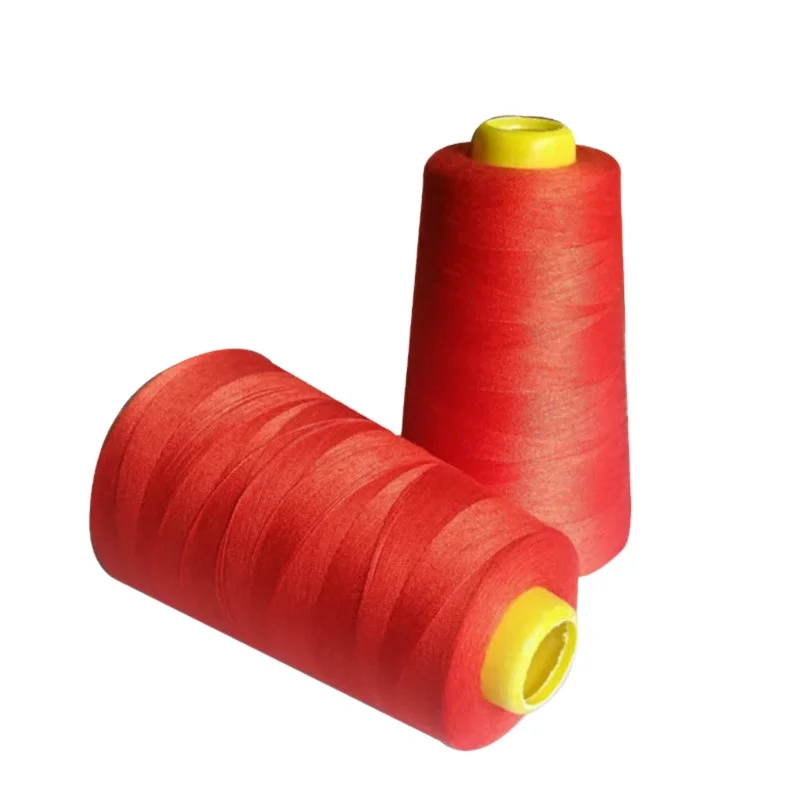 

100% polyester high tenacity polyester yarn high quality polyester exquisite cone sewing thread