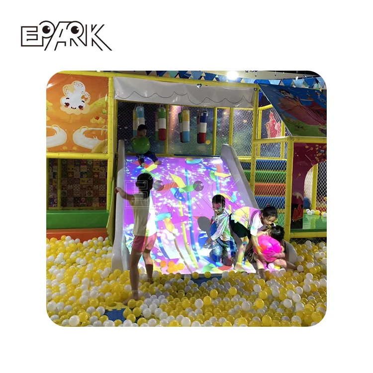 

2021 Newest Wholesale Hot sale 3d interactive Projection amusement park High Quality Kids Center Indoor Slide game machine