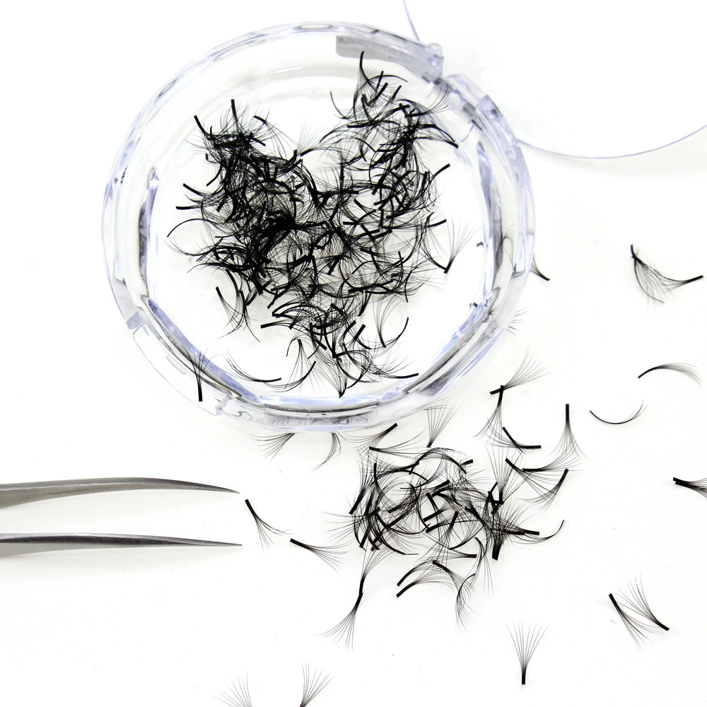 

Wholesale Premade Fans 3D 4D 5D 6D 8D Volume Lashes Mink Premade Loose Volume Lashes 3D Eyelash Extensions, Natural black