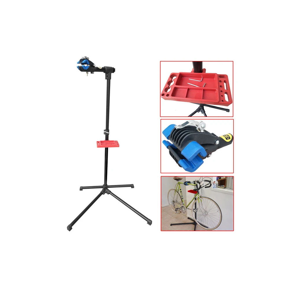 

Hotsale Customized Steel 306 Degree Rotation Magnetic Tray Bike Repair Stand, Black