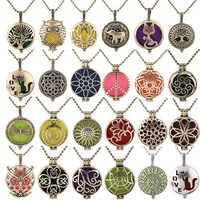 

hot sales vintage essential oil diffuser necklace jewelry