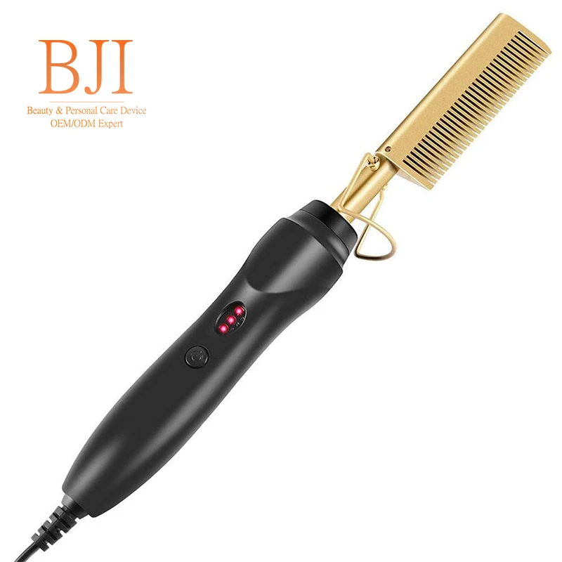 

Custom 2in1 Hair Straightener Curler,Electric Heating Hot Comb