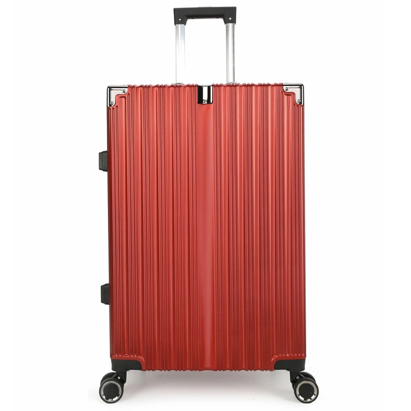 

Wholesale custom suitcase pull rod case 20 inch 24 inch password suitcase large capacity universal wheel aluminum frame luggage, Accept customized color