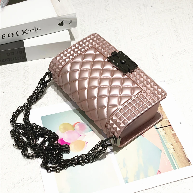 

Feihongying Elegant Fashion Jelly Handbag Magnetic Buckle Purses And Handbags 2021 Mini Bags Sas A Main Feme