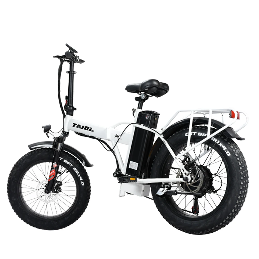 

500w fatbike electric bikes for adults two wheels fat tire electric bike folding
