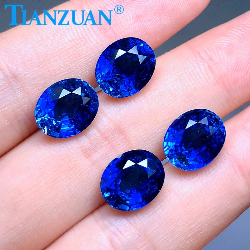 

Oval shape natural cut 34 sapphire corundum including minor cracks and inclusions simlar to natural loose gemstone, Blue