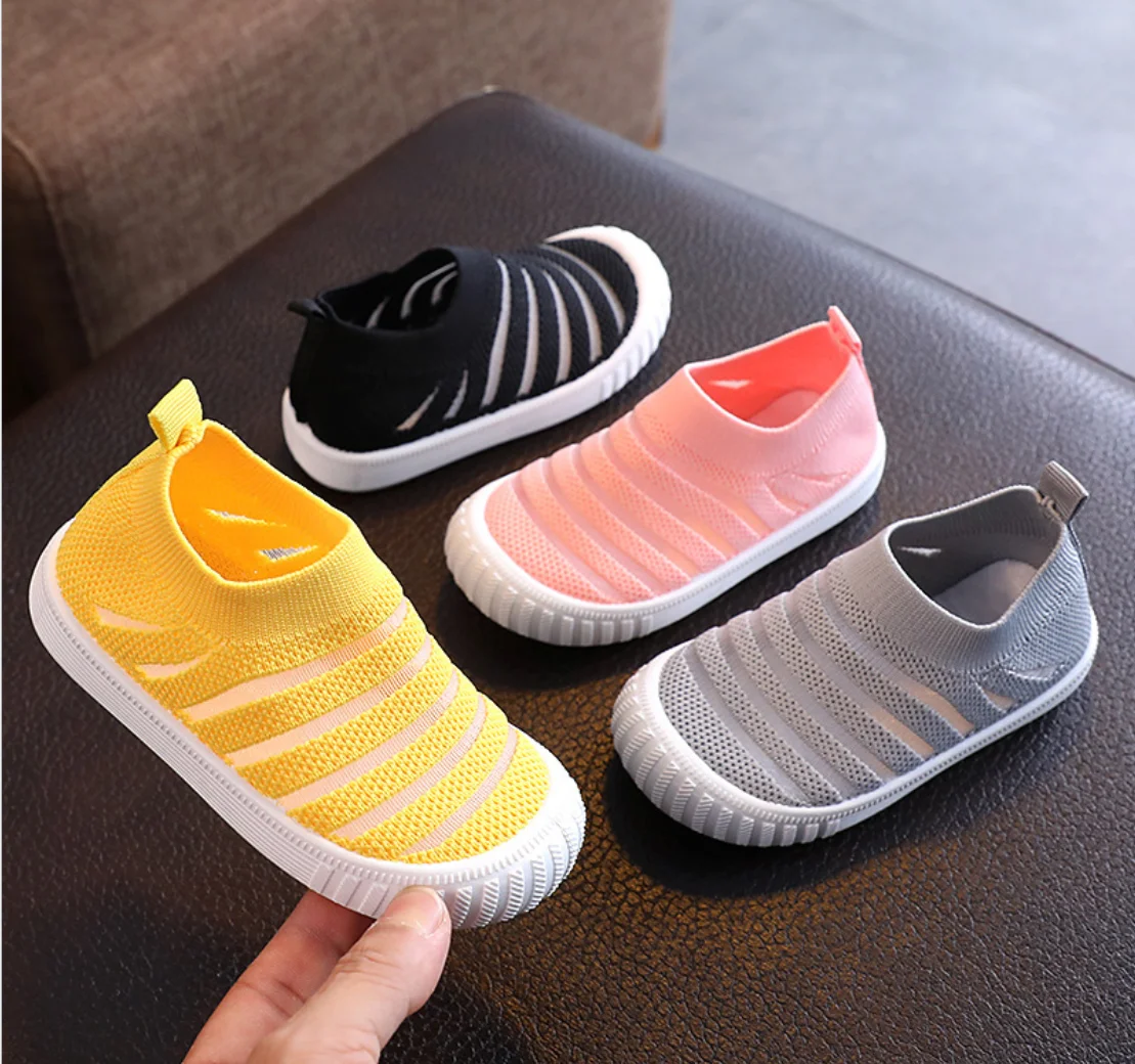 

child sport fly knitwear shoes, Customized color
