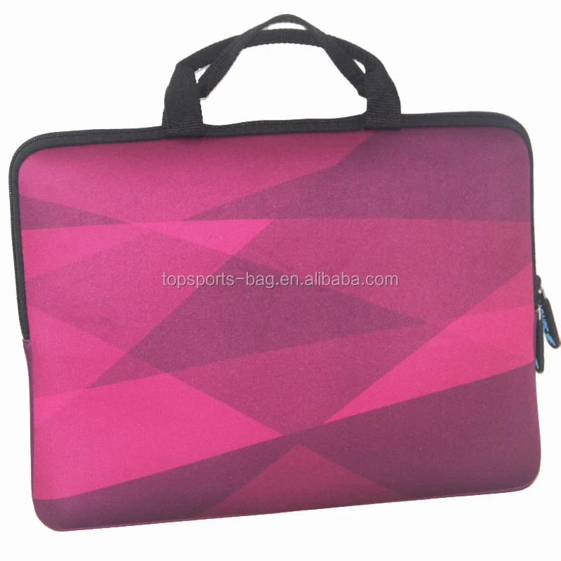 

Lightweight Shock Resistant Laptop Sleeve Tablet Sleeve Neoprene Laptop Carrying Case With Zipper, Purple or custom