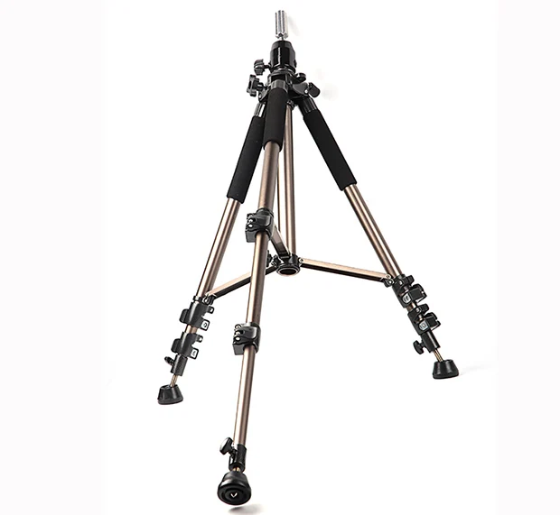 

Tripod for wig, adjustable dummy head support, Silver and connector are black