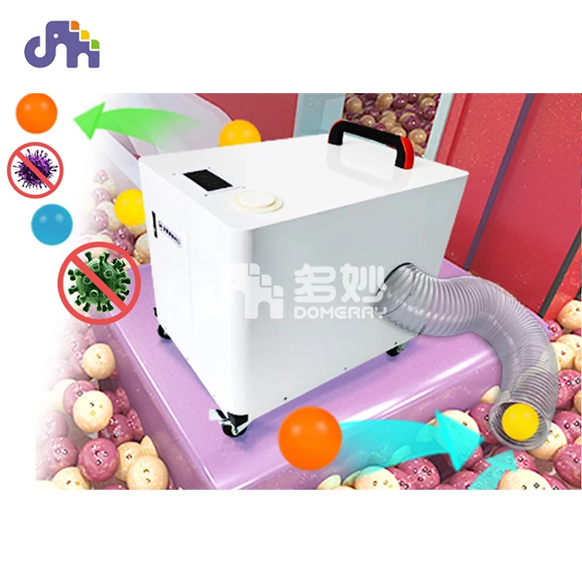 

small size ball pits cleaning machine disinfection dry washing plastic ocean ball indoor playground cleaning machine, White