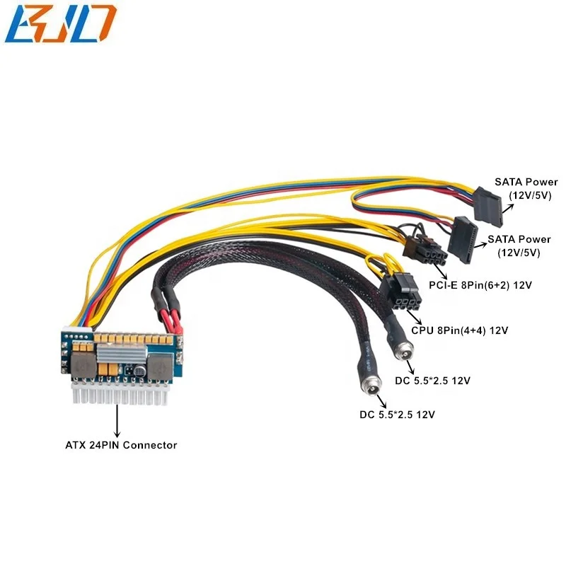 

450W Output DC 12V Input 24Pin ATX Power Supply Pico PSU